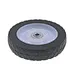 RUBBER WHEEL FITS/REPL. Wheel Diameter: 203mm 8'' Tread Width: 37mm 1-1/2''  Bore: 12.7mm 1/2''